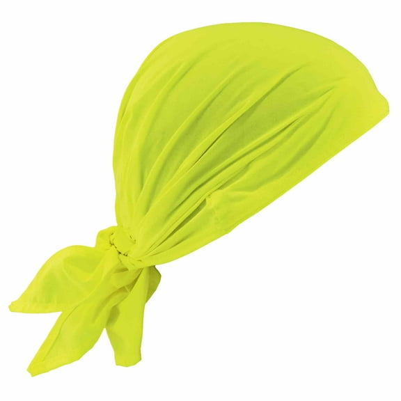 Ergodyne Chill-Its® 6710CT Evap. Cooling Triangle Hat w/Cooling Towel, Lime