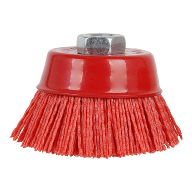 Yeacher Abrasive Filament Nylon Bristle Cup Brush 3 Inch Abrasive 80