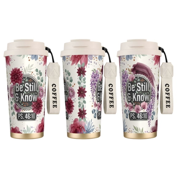 1pc Christianity Coffee Mug, 18oz Leak-proof Inspirational Scripture Mug for Women