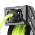thumbnail image 4 of Flexzilla® Retractable Air Hose Reel, Open Face, Single Axle Arm, 3/8" x 25', ZillaGreen™, 4 of 7