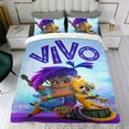 thumbnail image 4 of Vivo el Mono Conjunto de sábanas temático, trío de piezas, cómodo y amigable con la piel, diseño único, regalo de decoración para el hogar para familiares, amigos y fans, 90 cm * 190 cm, 4 of 6