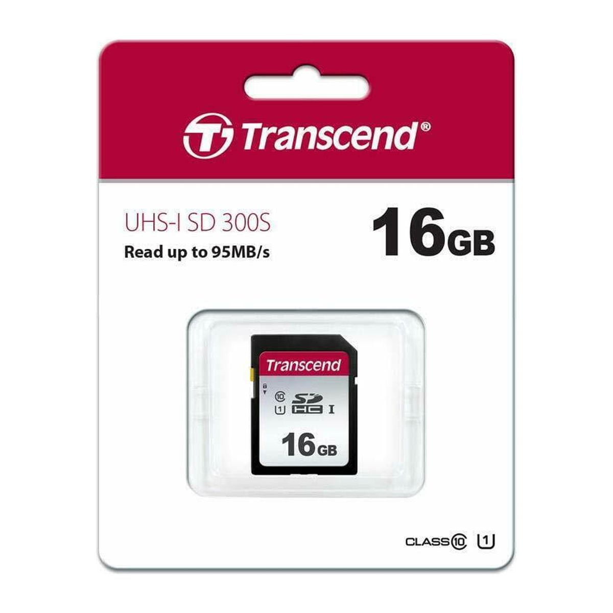 10 Pack Transcend 16GB SDHC Class 10 Secure Digital Memory Card