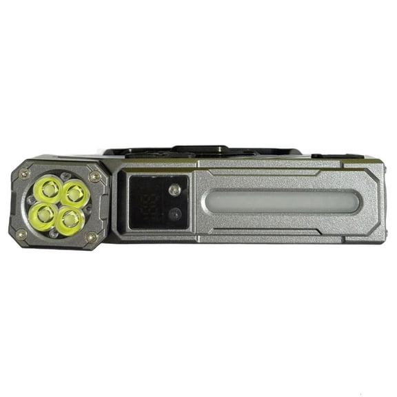 YIGSECU Portable Flashlight Swivel Head Pocket Light Rechargeable Flashlight Enduring