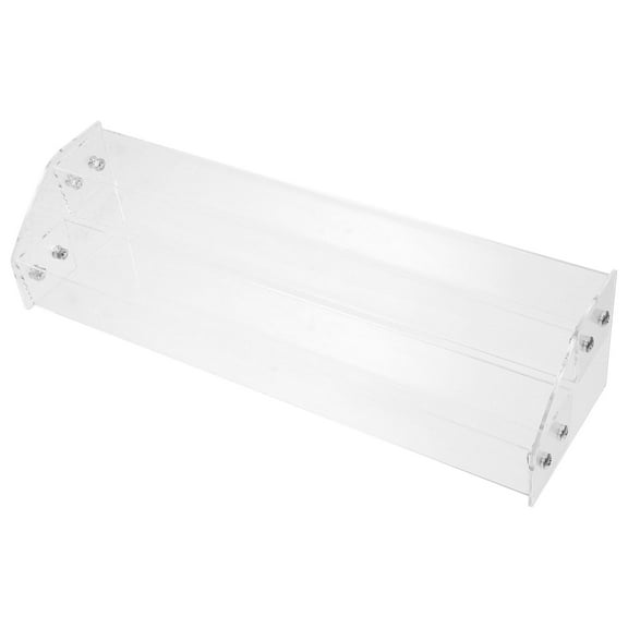 PATKAW Compact Disc Organizer Rack Tabletop Book Magazine Storage Holder Acrylic Record Stand