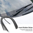 thumbnail image 6 of 5 Pairs Car Frameless Windshield Wiper Blades Refills 6mm Insert Rubber Strips, 6 of 6