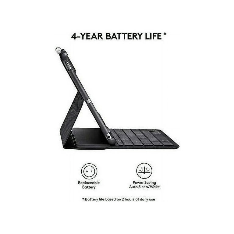 Logitech Wireless Slim Folio Bluetooth Keyboard Case for