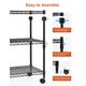 thumbnail image 5 of Estantes de almacenamiento Simple Deluxe de 3 niveles, 750 kg, 24,02 x 13,78 x 29,92 cm, 5 of 8