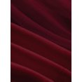 thumbnail image 6 of Burgundy Off-Shoulder Slim Fit Midi Dress For Women Elegant Casual Evening Cocktail Dress, 6 of 6