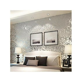 Print Embossed Non Woven 3d Rolls 10m Wallpaper Bedroom Home Wall Decor Wall Sticker Smt