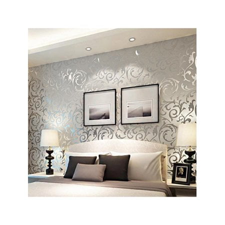 Print Embossed Non Woven 3d Rolls 11m Wallpaper Bedroom Home Wall Decor Wall