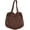 Coffee, variant on Women's Quilted Hobo Bag Corduroy Shoulder Purse Drawstring Canvas Handbag Large Totes Work Top Handle Bag