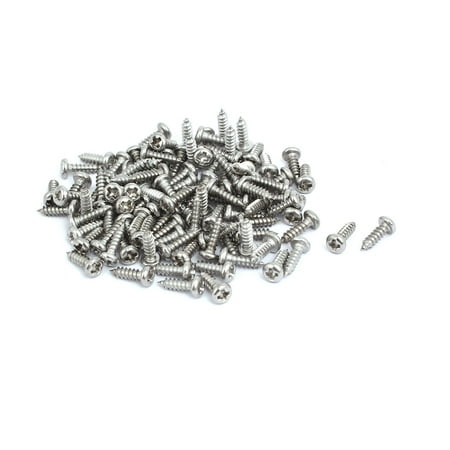 

M3x10mm 304 Stainless Steel Drive Pan Head Self Tapping Screws 100pcs
