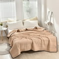 thumbnail image 4 of Ctnporpo Comfy Sleepers Blanket Comfy Sleepers Ice Blanket Lightweight Breathable Ice Cool Calming Blankets Summer The Cold Blankets for Hot Sleeper Wool Blanket, 4 of 5