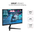 thumbnail image 2 of ViewSonic VX2418C 24 Inch 1080p 1ms 180Hz Curved Gaming Monitor with FreeSync Premium, Eye Care, HDMI and DisplayPort, 2 of 5
