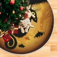 thumbnail image 5 of FMSHPON Halloween Cat Xmas Christmas Tree Skirt Stand Mat for Holiday Party Decoration Indoor Outdoor 36 inches, 5 of 6