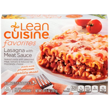 Lean Cuisine Lasagna w/ Meat Sauce 10.5 oz, Pack of