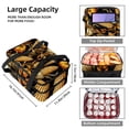 thumbnail image 3 of Thanksgiving Large Capacity Double Layered Insulated Lunch Bag with Two Compartments | Refrigerated Meal Bag for Hand-Carrying | 7.1x11.4x16.1 inches | Lunch Bags, 3 of 6