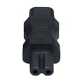 thumbnail image 3 of 4x IEC320 2 Pin C8 a C7 Conector Adaptador de Corriente Profesional Negro para Impresora 4 piezas, 3 of 8
