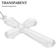 thumbnail image 3 of TAILTOSS 50pcs Acrylic Cross Suncatcher Kit for Window Hanging Decor DIY Creativity Sunday School Activities, 3 of 8