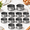 Gray-12, variant on 12-Pack Mini Springform Cake Pans, Gray, 4 Inch, Nonstick Baking Pans for Cheesecakes and More