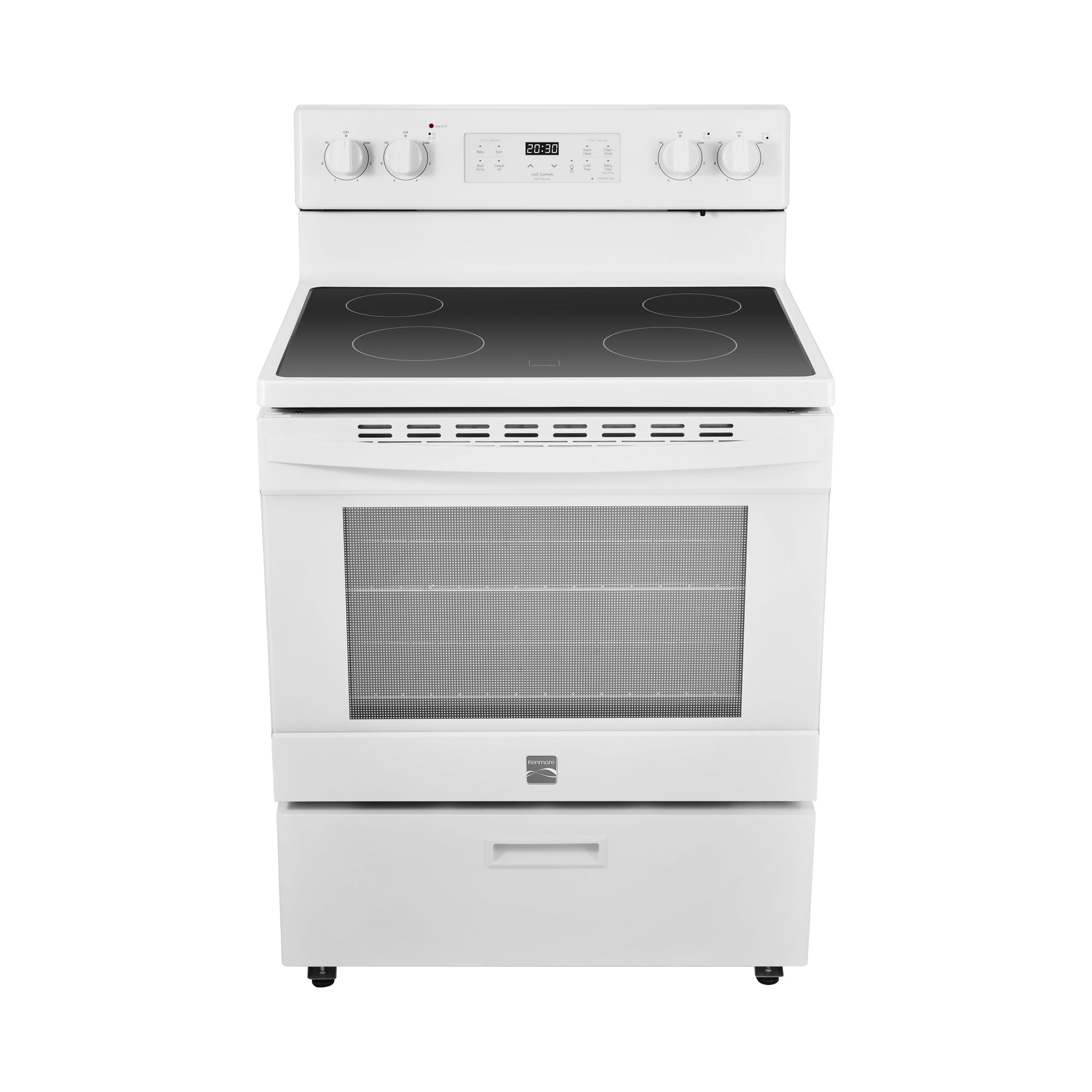 Kenmore 5.2 cu. ft. Rear-Control Electric Range -White