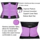 thumbnail image 3 of Faja de soporte lumbar TESETON para hombres y mujeres, transpirable, para escoliosis, con 8 huesos reforzados, para aliviar el dolor lumbar y ciática. Talla 02, morado-XXL., 3 of 5