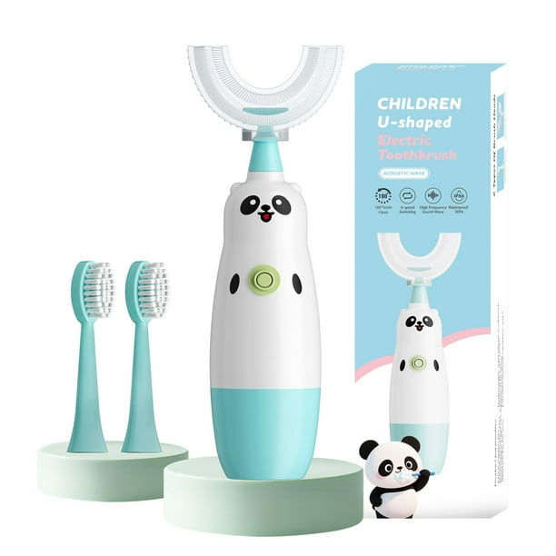 Cepillo de dientes eléctrico en forma de U para niños Meqtpomy - Main Image