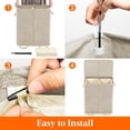 thumbnail image 3 of Cesto de ropa Lifewit doble con tapa y bolsas extraíbles, 155 L, 3 of 6