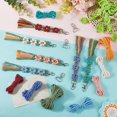 thumbnail image 4 of 6 juegos de kits para hacer llaveros, kit de llavero de macramé, llavero de flor de margarita con instrucciones, llaveros con borlas bohemias, kits de macramé con flores., 4 of 7