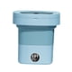 thumbnail image 4 of Mini lavadora plegable, lavadora pequeña compacta, 8L, 3 modelos, lavadora de cubo pequeña de alta potencia para RV, dormitorio, hogar, ropa de bebé, Azul Soledad Lavadora portátil, 4 of 9