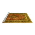 thumbnail image 2 of Ahgly Company Machine Washable Indoor Rectangle Persian Yellow Traditional Area Rugs, 8' x 10', 2 of 4