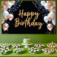 thumbnail image 7 of Decorative Design Happy Birthday Banner Balloon Decoration Party Backdrop for Birthday Party Event Decoration Indoor Celebration, 7 of 7