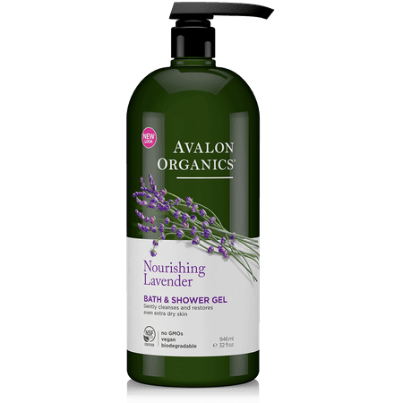 - Avalon Organics Nourishing Lavender Bath & Shower Gel, 32 Fl Oz