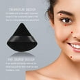 thumbnail image 5 of 6pcs triangular puff, velvet soft puff, suitable for facial makeup sponge, can clean both dry and wet makeup puff tools, 5 of 5