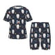 thumbnail image 1 of Balery Llamas 1 Conjunto de Pijama Infantil de Manga Corta con Estampado – Ropa de Dormir de Algodón Suave-Large, 1 of 6