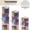 thumbnail image 4 of Colorful Pioneer Flower Patchwork Kitchen Rugs Sets Of 3,Kitchen Runner Rugs Non Skid Washable,Decorative Kitchen Floor Mats for Kitchen,Sink,Laundry,17"x30"+ 17"x47" + 17"x59", 4 of 6