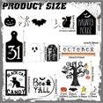 thumbnail image 3 of Juego de decoración para bandejas de Halloween Umigy, 15 unidades, diseño de murciélago fantasma de madera, 3 of 7