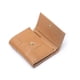 thumbnail image 2 of Cartera pequeña de piel de oveja Cartera corta para mujer Monedero plegable de cuero tejido a mano con clip para billetes, 2 of 6