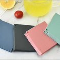 thumbnail image 2 of Folding Placemats, Insulation Mats, Tableware Coasters Portable Household Storage Placemats Kitchen Gadgets B, 2 of 5