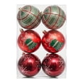 thumbnail image 1 of 6 bolas navideñas colgantes reutilizables para decorar el de , ideal para compromisos, Acción de , aniversarios, fiestas. Rojo Verde, 1 of 8