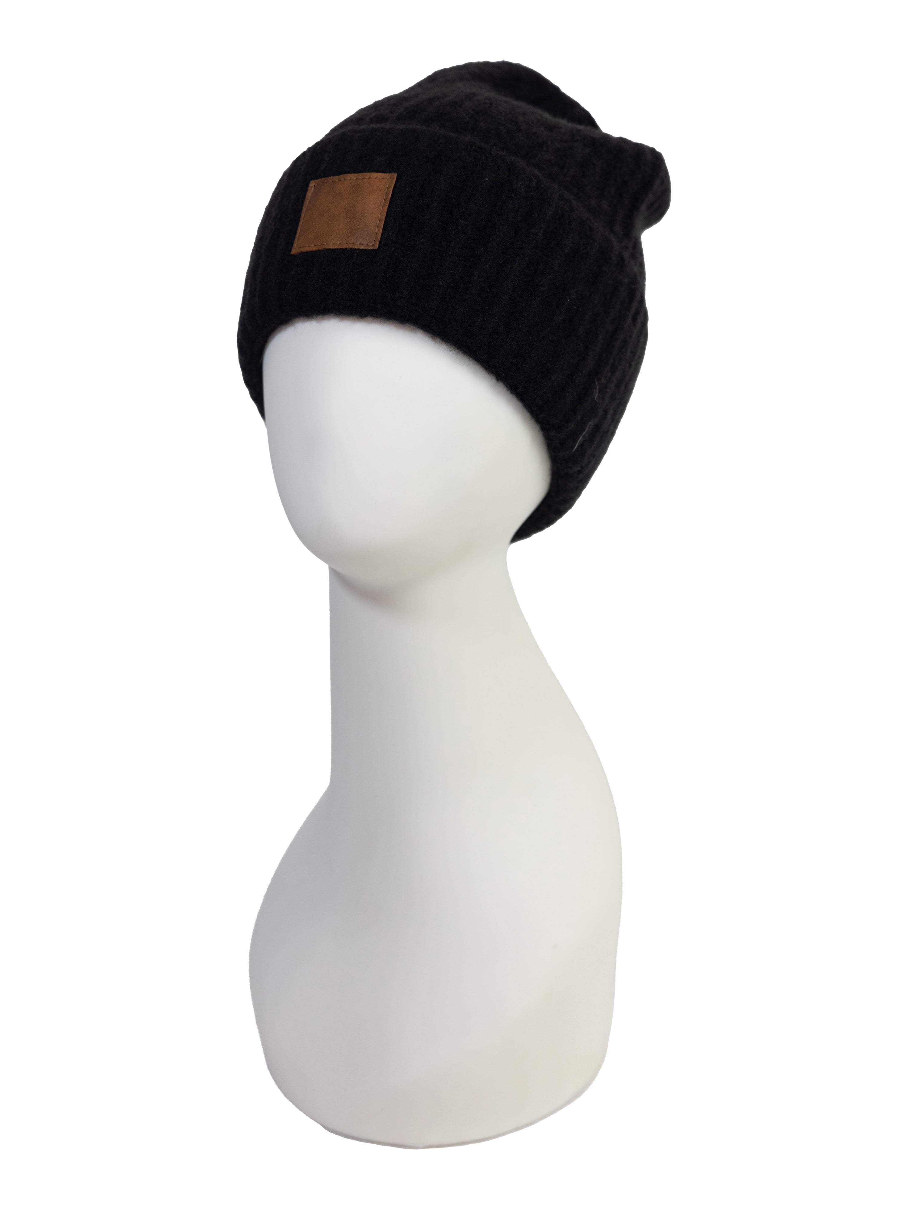 No Boundaries Mens 2-Pack Beanie, Black, One Size