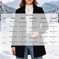 thumbnail image 2 of cocolona Single Breasted Overcoat for Women Winter Elegant Long Sleeve Notch Lapel Classic Peacoat Dressy Casual Solid Color Long Winter Jacket, 2 of 7
