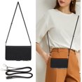 thumbnail image 3 of Google Pixel 4a 5G Phone Case Wallet for Women with Crossbody Strap Lanyard,Google Pixel 4a 5G Wallet Case with Card Holer,Zipper Pocket PU Leather Phone Case for Pixel 4a 5G,6.2" Black, 3 of 8