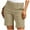 501_Khaki, variant on KALE High Waisted Shorts Women for Trendy 2025 Casual Summer Chino Straight Leg Hiking Vacation Outfits Womens Short Black