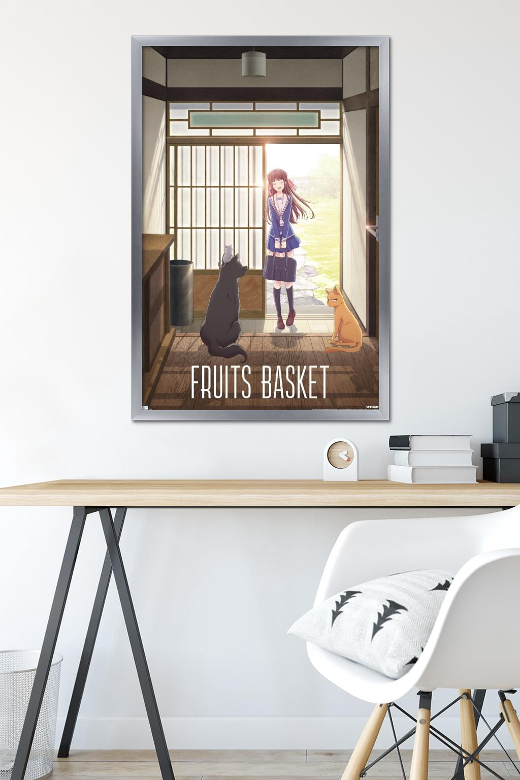 Fruits Basket - Teaser Animals Wall Poster, 22.375" x 34" Framed