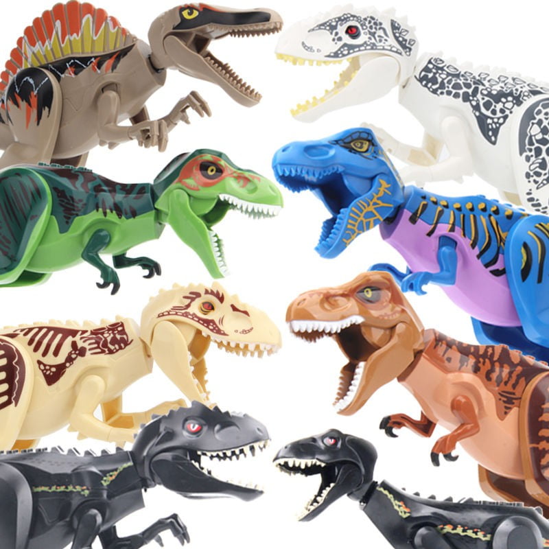 New Style Compatible Lego Dinosaur Big Brachiosaurus Spinosaurus Pterosaur Figure Building Blocks 28 17CM Jurassic Assembled Educational Toy Gift Walmart