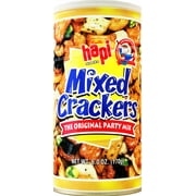 Hapi Mixed Crackers Original Party Mix, 6 Ounce Can (Pack of 1), Contains Wheat, Soybean, & Sesame