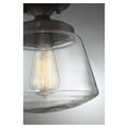 thumbnail image 6 of Trade Winds Frances Semi-Flush Mount Ceiling Light in Oil Rubbed Bronze, 6 of 6