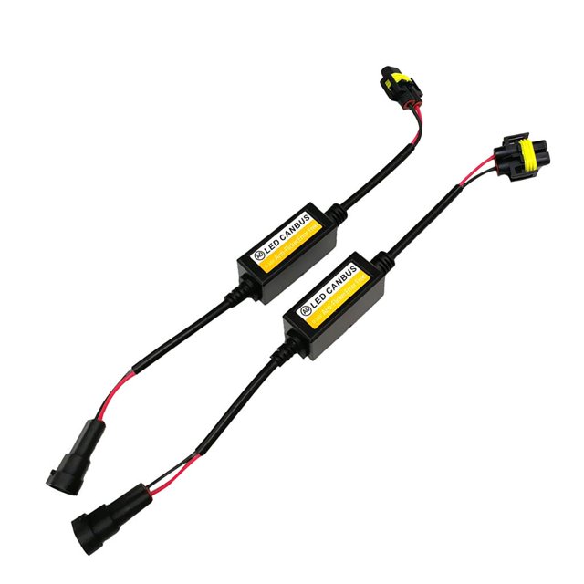2pcs LED De Advertencia Del Decodificador De Parpadeo Error Corregir Lámpara De lámpara Antinieb Soledad H8 H11 LED CANBUS EMC Decoder