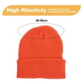 thumbnail image 2 of Gorro de punto para mujer Gorro de invierno acrílico para mujer Gorro de punto unisex con puños suaves y cálidos, 2 of 7